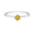 Anello in argento con Scapolite