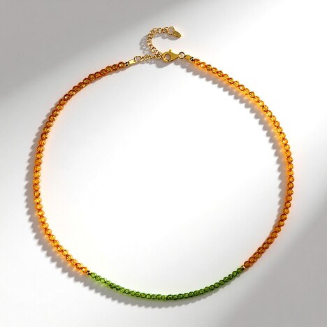 Collana in argento con Peridoto