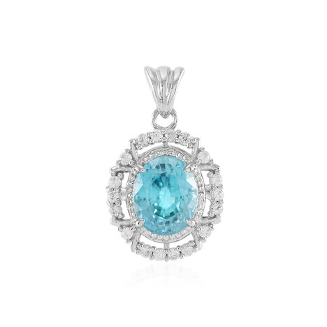 Zilveren hanger met een Ratanakiri zirkoon (Adela Silber)