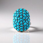 Anello in argento con Turchese Sleeping Beauty (Faszination Türkis)