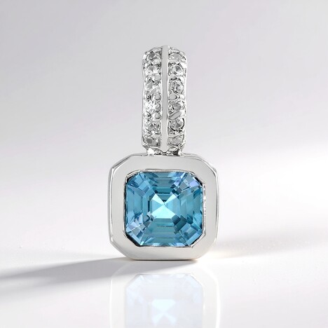 Ciondolo in argento con Zircone Ratanakiri (Adela Silber)