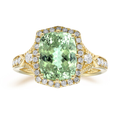 Bague en or et Tsavorite du Kenya AAA  (CIRARI)