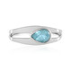 Bague en argent et Apatite bleue (de Melo)