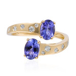 AAA-Tansanit-Goldring (CIRARI)