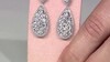 Pendientes en plata con Zircón (de Melo Essence)