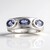 Anello in argento con Tanzanite (non riscaldata)