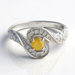 Anello in argento con Opale di Fuoco