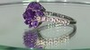 Anillo en plata con Amatista de Siberia (de Melo)
