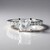 Bague en argent et Topaze blanche