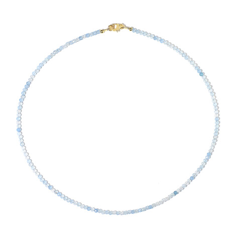 Brazilian Aquamarine Silver Necklace