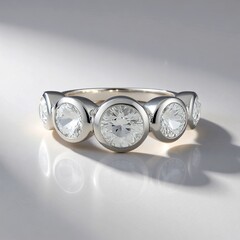 Anello in argento con Zircone