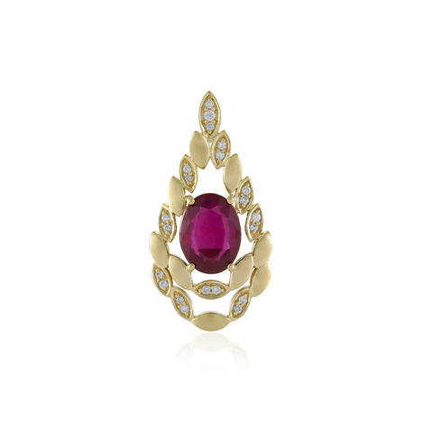 Madagaskar-Rubin-Goldanhänger (de Melo)