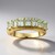 Anello in oro con Berillo Verde Menta Nigeriano