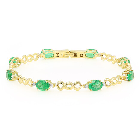Gouden armband met Ethiopische smaragden (AMAYANI)