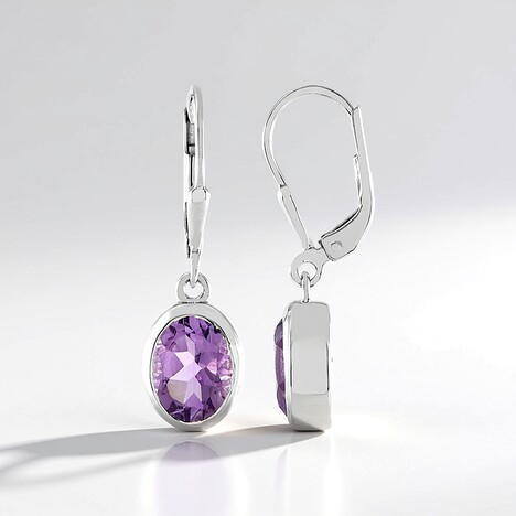 Orecchini in argento con Quarzo Azur