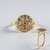Anello in oro con Diamante Champagne I2 (de Melo Gold)