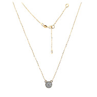 Collana in oro con Diamante IF (D) (Annette)