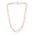 Collar en plata con Perla Keshi blanca de agua dulce (TPC)