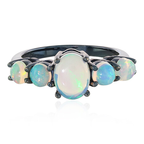 Anello in argento con Opale di Welo