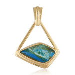 Atacama-Opal-Silberanhänger (Bali Barong)