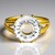Anello in oro con Quarzo Bianco (Glenn Lehrer)
