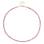Collana in argento con Tormalina Rosa Nigeriana