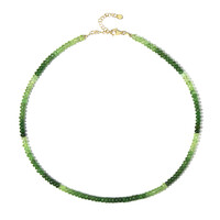 Collier en argent et Tsavorite de Tanzanie