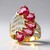Anello in argento con Topazio Flamingo