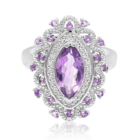 Amethyst-Silberring