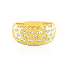 Zilveren ring met zirkonen (de Melo Essence)