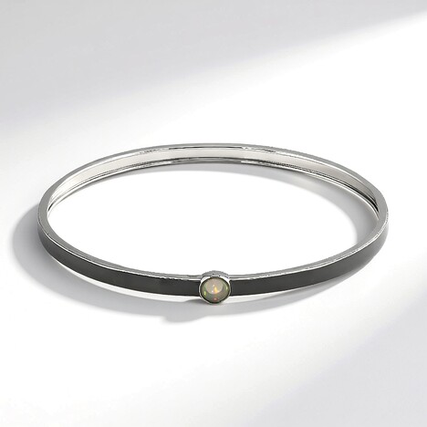 Bracciale in argento con Opale di Welo