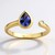 Anello in oro con Tanzanite AAA