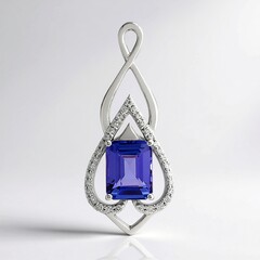 Ciondolo in oro con Tanzanite AAA (de Melo)