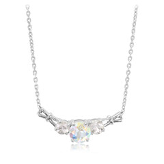 Collar en plata con Topacio Rayo de Luna