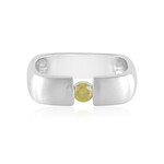 Bague en argent et Diamant jaune I2 (de Melo Essence)
