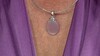Colgante en plata con Calcedonia lavanda (MONOSONO COLLECTION)
