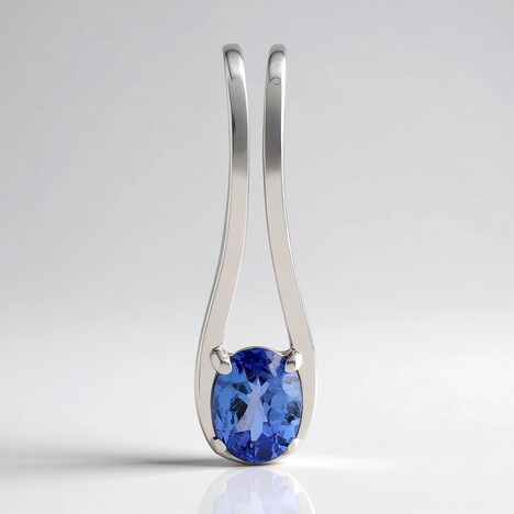 Ciondolo in argento con Tanzanite (Pallanova)