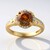 Anello in oro con Sfalerite (CIRARI)