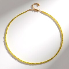 Collana in argento con Zaffiro Giallo