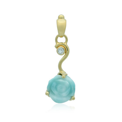 Ciondolo in argento con Larimar