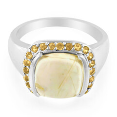 Rutilquarz-Silberring