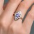 Bague en argent et Tanzanite non chauffée