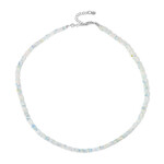 Beryll-Silberhalskette