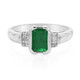 Bague en argent et Emeraude de Bahia