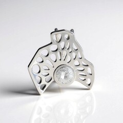 Ciondolo in argento con Zircone (MONOSONO COLLECTION)