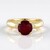 Anello in oro con Rubino del Madagascar (de Melo Gold)
