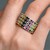 Fancy Tourmaline Silver Ring