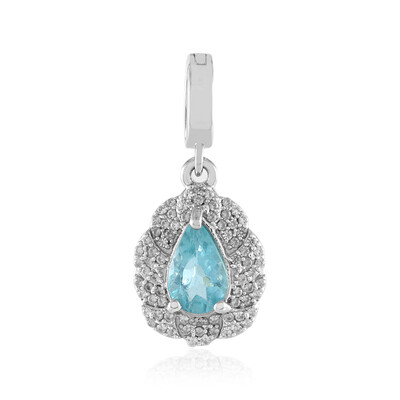 Ciondolo in argento con Apatite Blu