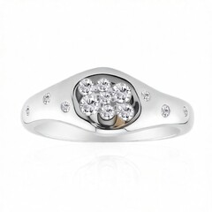 Gouden ring met Diamanten SI1 (G)
