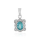 Ciondolo in argento con Apatite Blu